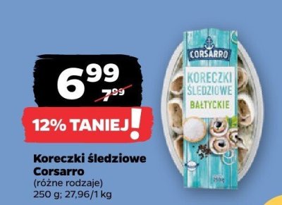Koreczki śledziowe (różne rodzaje) promocja w Netto