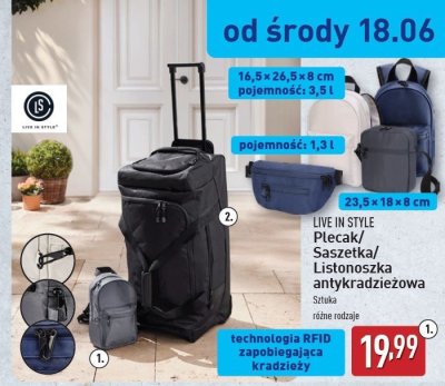 Listonoszka antykradzieżowa Live in style promocja