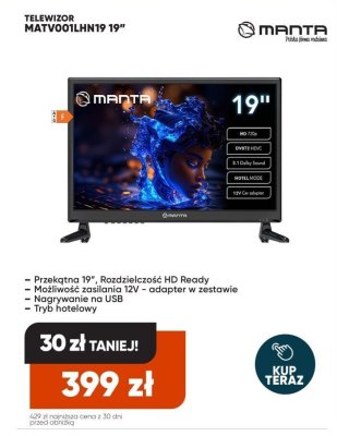 Telewizor MATV001LHN19 19" promocja w Max Elektro
