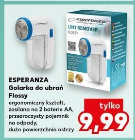 Golarka do ubrań flossy Esperanza promocja w Kaufland