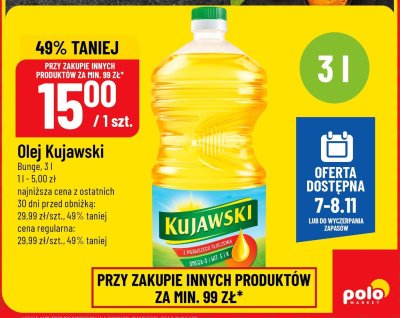 Olej Kujawski promocja w POLOmarket