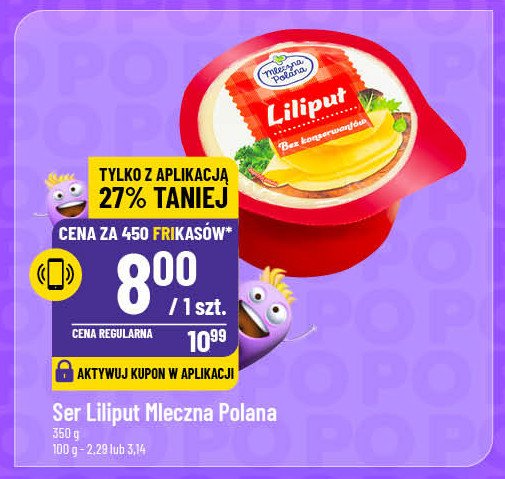 Ser liliput Mleczna polana promocja w POLOmarket