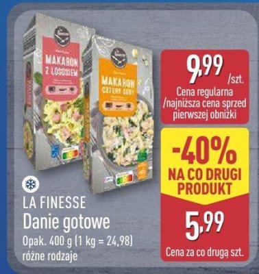 Danie gotowe różne rodzaje promocja w Aldi
