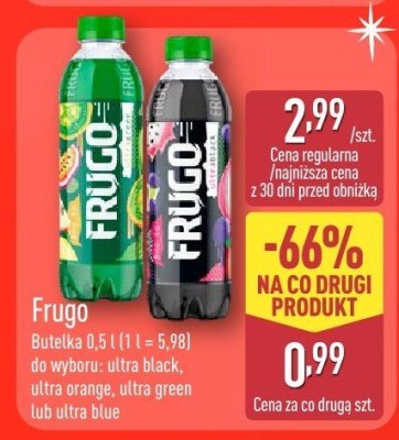 Napój Frugo promocja w Aldi