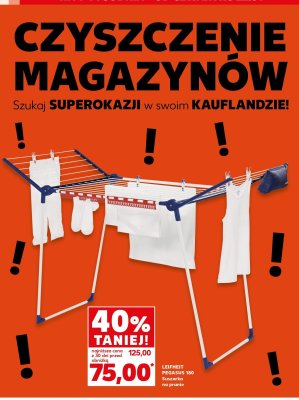Suszarka na pranie Pegasus 180 promocja w Kaufland