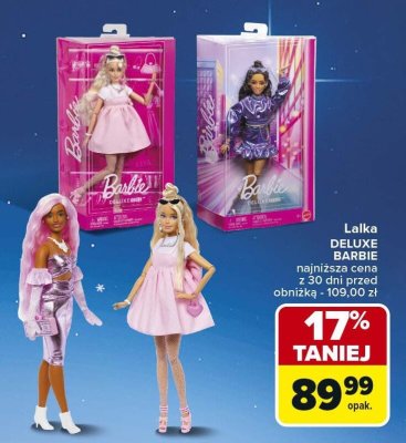 Lalka DELUXE BARBIE promocja w Carrefour Market