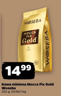 Kawa mielona Mocca Fix Gold promocja w Netto