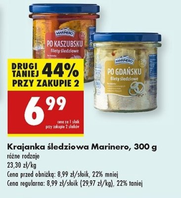 Filety śledziowe po kaszubsku Marinero promocja