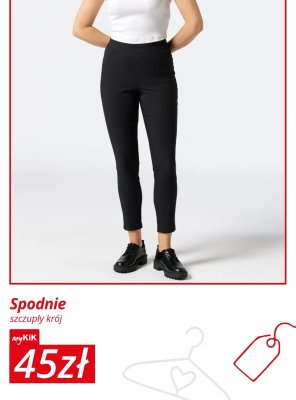 Spodnie szczupły krój promocja w KiK