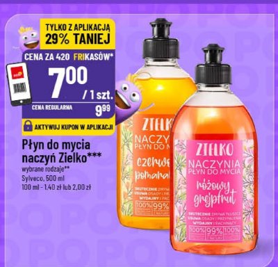 Płyn do mycia naczyń Zilko promocja w POLOmarket