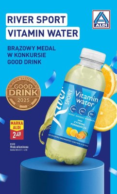 Woda witaminowa SPORT Vitamin cytryna pomarańcza promocja w Aldi