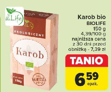 Karob Bio life promocja