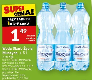 Woda Skarb Życia Muszyna promocja w Twój Market