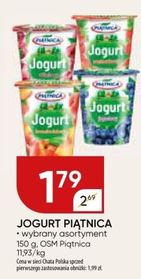Jogurt Piątnica wybrany asortyment OSM Piątnica promocja w Chata Polska