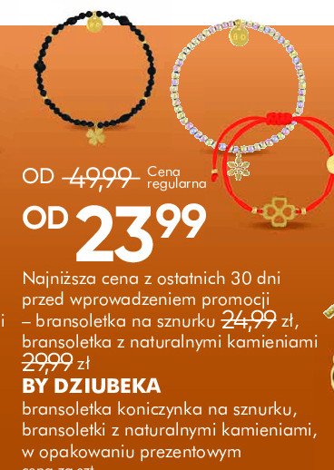 Bransoletka z naturalnymi kamieniami By dziubeka promocja