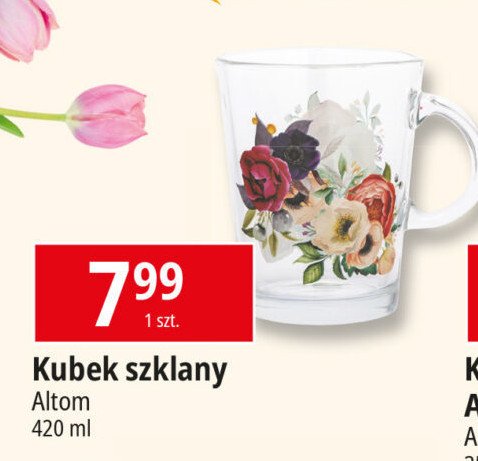 Kubek szklany 420 ml Altom promocja w Leclerc