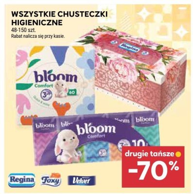 Wszystkie chusteczki higieniczne 40-150 szt. promocja w Stokrotka