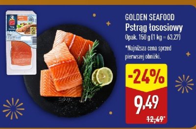 Pstrąg łososiowy Golden Seafood promocja w Aldi