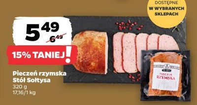 Pieczeń rzymska  promocja w Netto