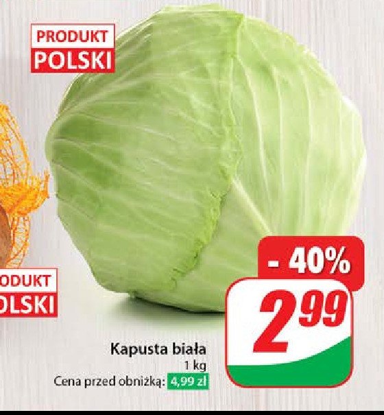 Kapusta biała polska promocja