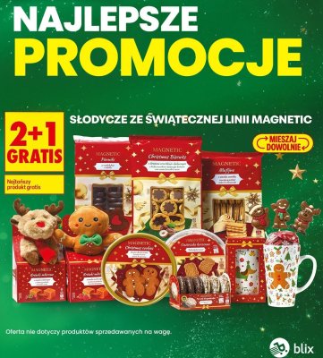 Słodycze świąteczne wszystkie rodzaje 2+1 GRATIS promocja w Biedronka