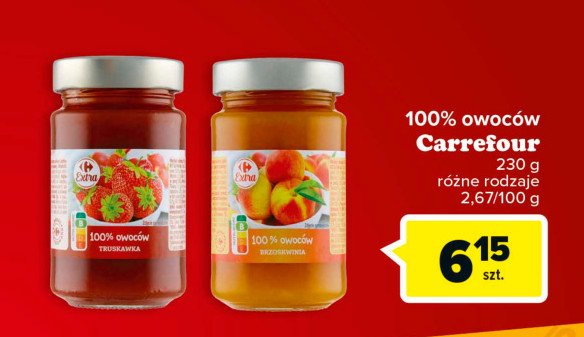 Dżem brzoskwiniowy Carrefour promocja