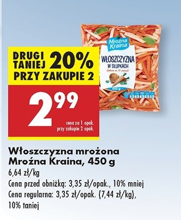 Włoszczyzna słupki Mroźna kraina promocja