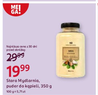 Puder do kąpieli STARA MYDLARNIA SHEA BUTTER promocja w Rossmann