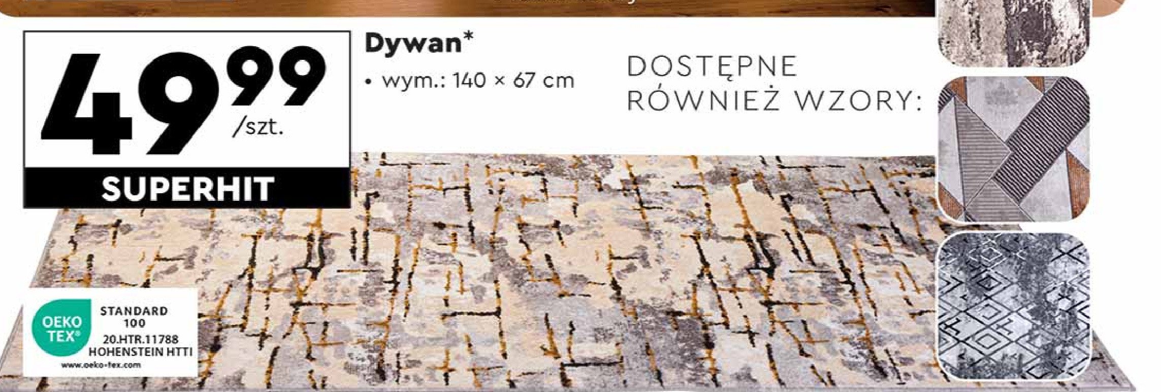 Dywan 140 x 67 cm promocja