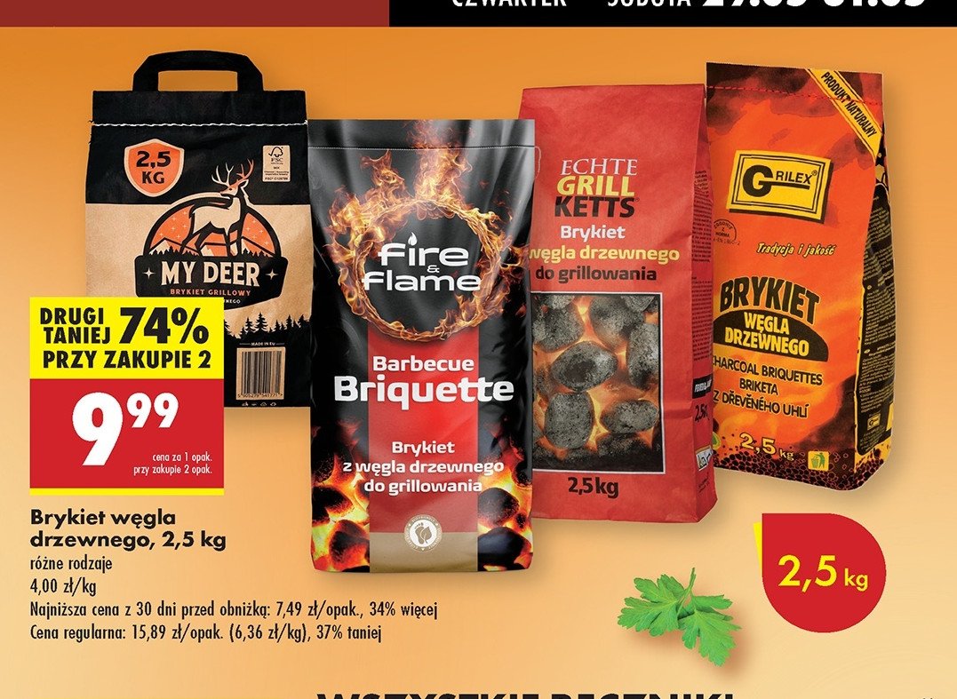 Brykiet Grilex promocja