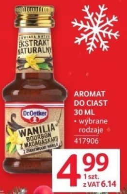 Aromat do ciast wanilia Dr. Oetker promocja w Selgros