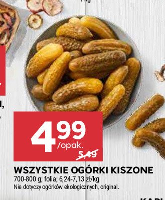 Ogórki kiszone promocja