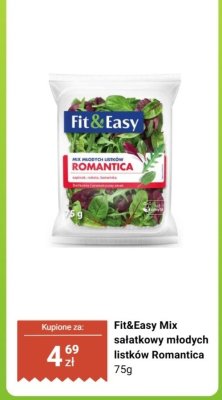 Mix sałatkowy młodych listków Romantica promocja w Dino