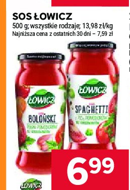 Sos spaghetti 艁owicz promocja