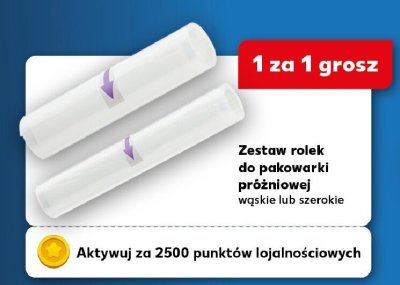 Zestaw rolek do pakowarki próżniowej wąskie lub szerokie promocja w Kaufland