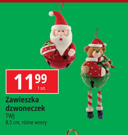 Zawieszka dzwoneczek 8.5 cm Twj promocja