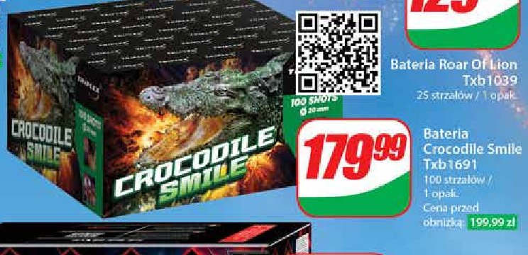 Bateria crocodile smile TRIPLEX promocja