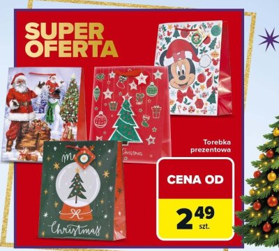 Torebka prezentowa promocja w Carrefour Market