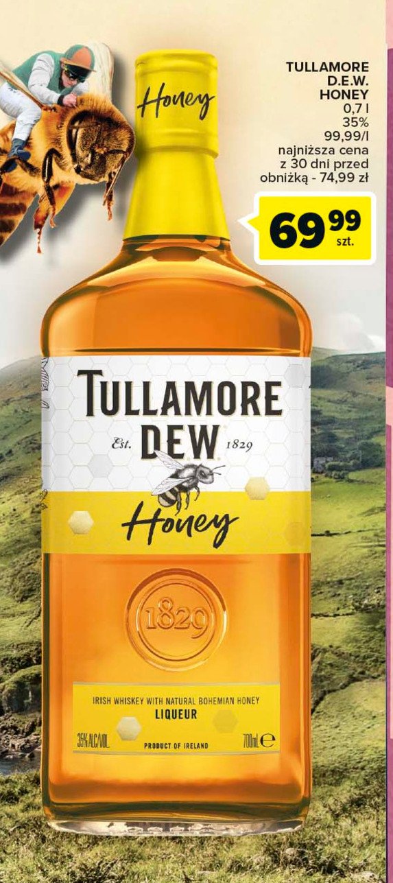 Whiskey Tullamore dew honey promocja