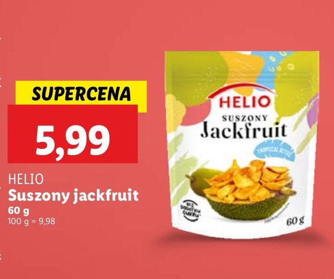 Jackfruit suszony Helio promocja
