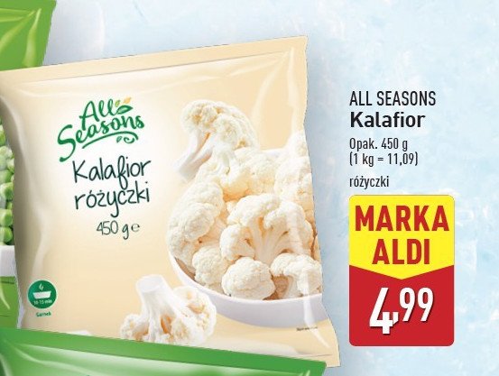 Kalafior różyczki All seasons promocja