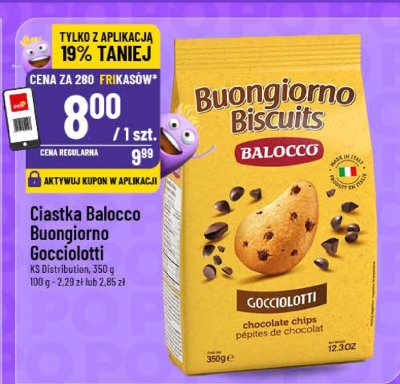 Ciastka Balocco Buongiorno Gocciolotti promocja w POLOmarket