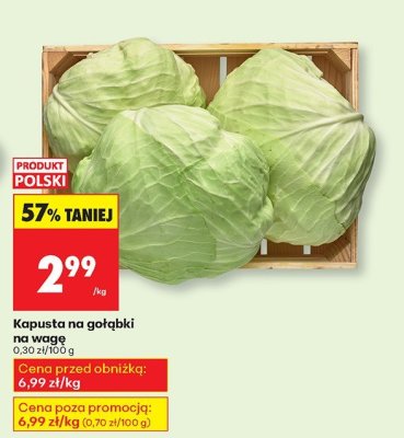 Kapusta promocja w Biedronka