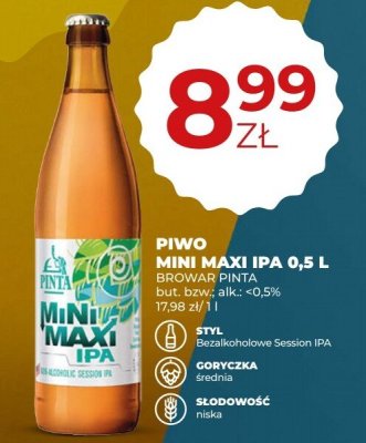 Piwo Mini Maxi IPA 0,5 L promocja w Duży Ben
