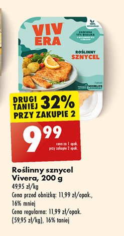 Roślinny sznycel Vivera promocja w Biedronka