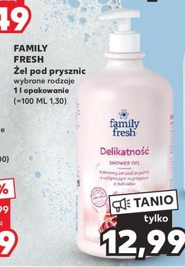 Żel pod prysznic delikatność z wyciągiem z jedwabiu FAMILY FRESH promocja