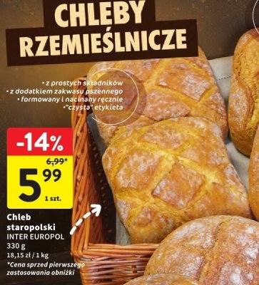 Chleb promocja w Intermarche