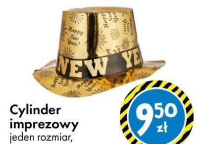 Cylinder imprezowy promocja w Tedi