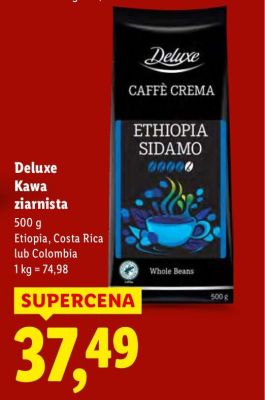 Kawa ziarnista 500 g Etiopia promocja w Lidl