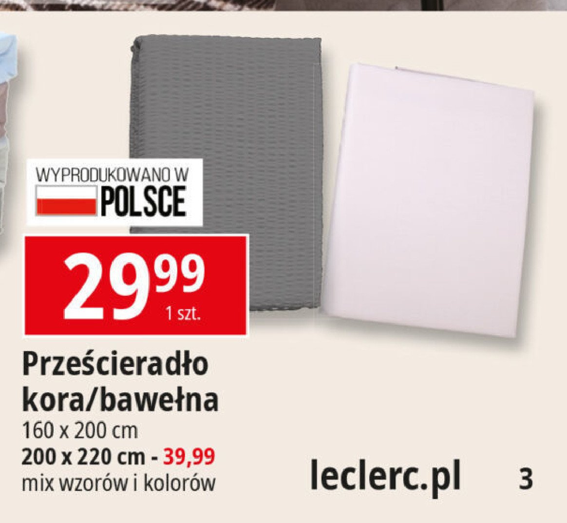 Prześcieradło 160 x 200 cm bawełna płaska promocja